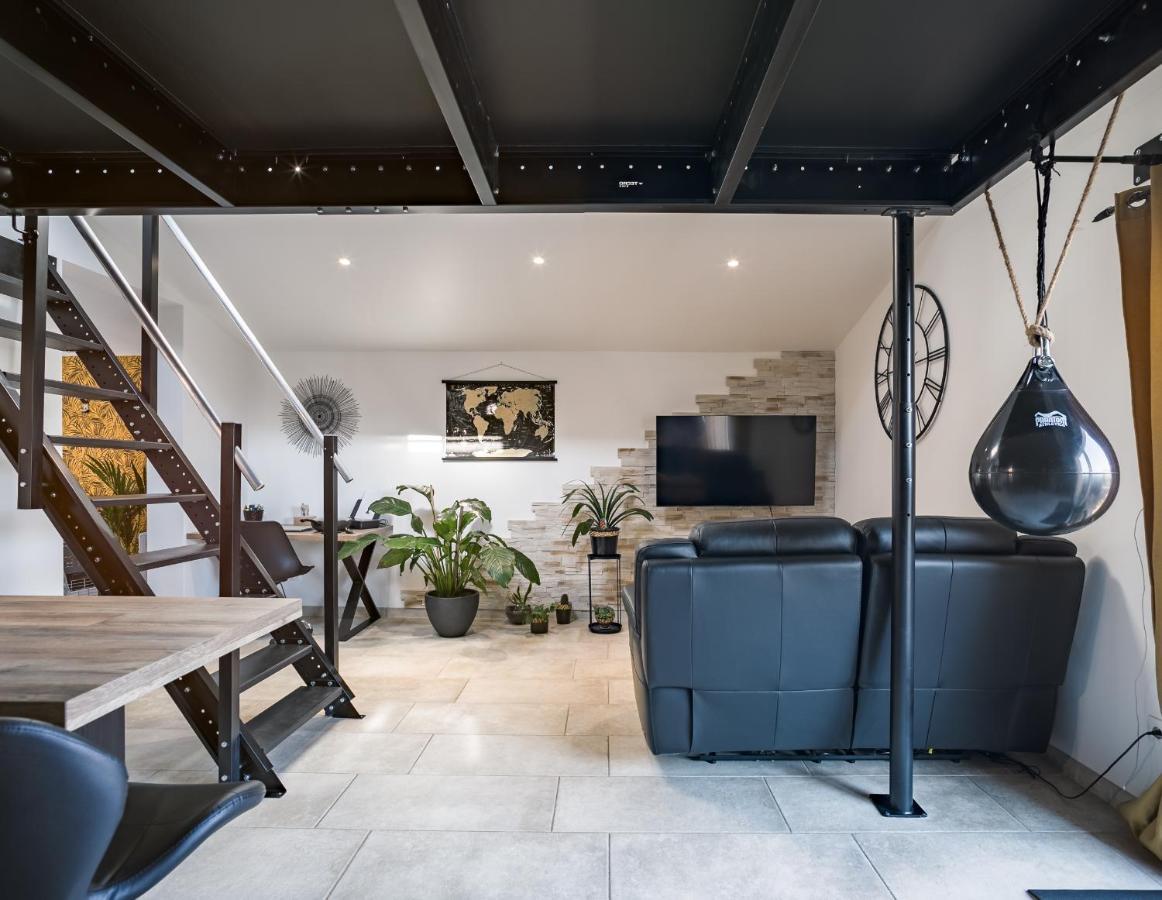 Loft Avec Jardin Et Parking Prive Appartement Troyes Buitenkant foto