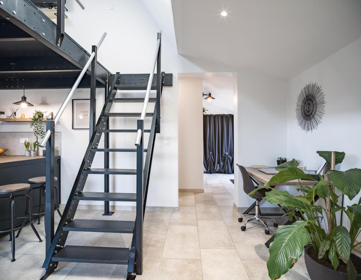 Loft Avec Jardin Et Parking Prive Appartement Troyes Buitenkant foto